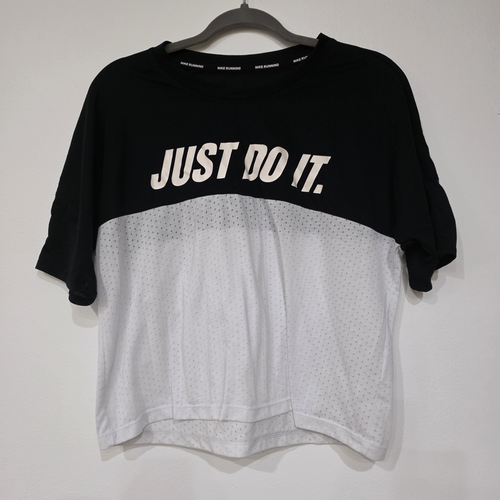 Nike Women's Black and White Top